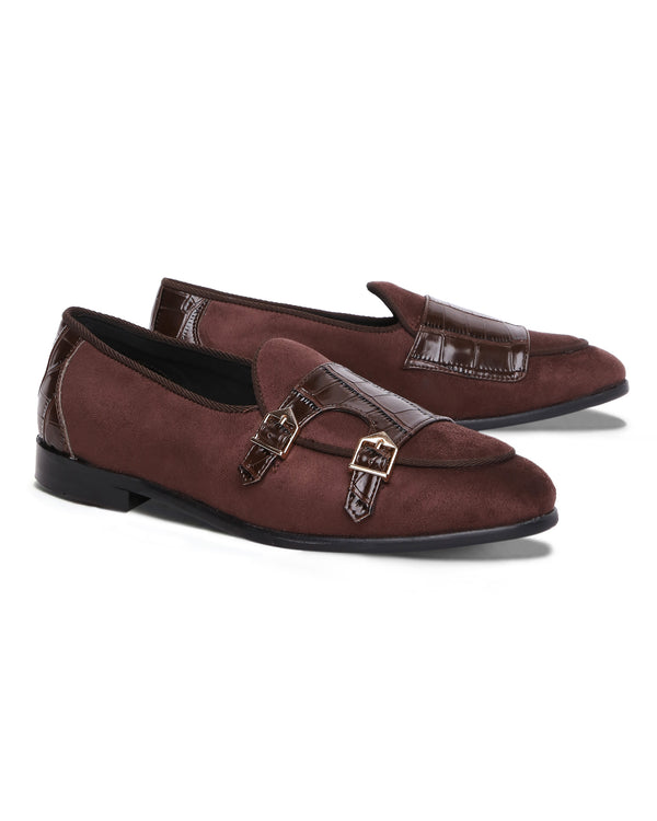 Enzo Croco Double Monks - BROWN